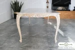 میز ناهار خوری کلاسیک طرح دار و ترکیبی مدل رومینا کد ۳ خرید مبل باروس ۱۰۱۲ (1)