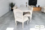 میز ناهار خوری کلاسیک طرح دار و ترکیبی مدل رومینا کد ۳ خرید مبل باروس ۱۰۱۲ (5)