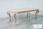میز ناهارخوری کلاسیک و چوبی جدید الینا خرید مبل باروس 39392 (3)