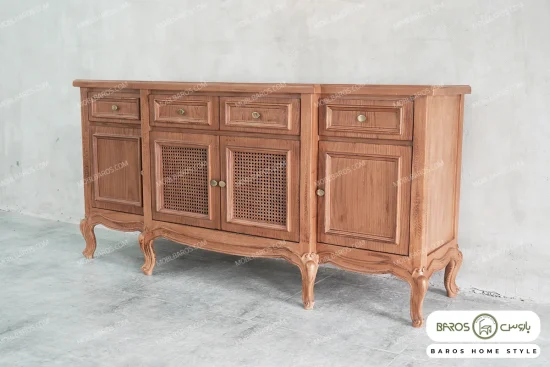 میز کنسول ماندگار جدید درب حصیری خرید مبل باروس 4993 (2)
