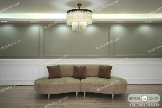 کاناپه سه نفره راحتی جدید سوفیا کد ۱ باروس001 (1)