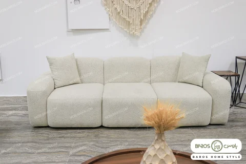 کاناپه سه نفره راحتی جدید ژینا خرید مبل باروس 39392 (2)