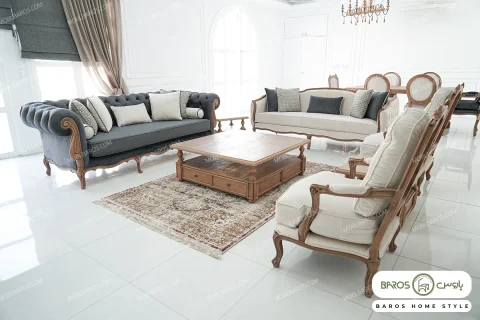 ست مبلمان ترکیبی چستر نیکا لئو و تک فرانسوی خرید مبل باروس 4920291 (8)