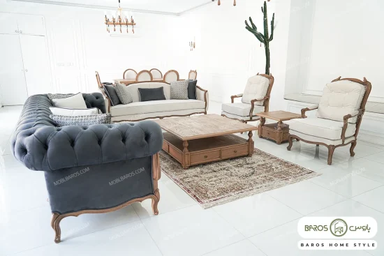 ست مبلمان ترکیبی چستر نیکا لئو و تک فرانسوی خرید مبل باروس 4920291 (9)