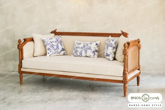 ست مبلمان جذاب و جدید کاجی چستر خرید مبل باروس 49593 (6)