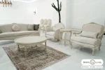 ست مبلمان نئوکلاسیک ۸ نفره لورنزو و کاناپه چستر جورجیا کد 2 خرید مبل باروس 4338284 (1)
