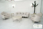 ست مبلمان نئوکلاسیک ۸ نفره لورنزو و کاناپه چستر جورجیا کد 2 خرید مبل باروس 4338284 (10)