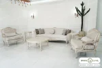 ست مبلمان نئوکلاسیک ۸ نفره لورنزو و کاناپه چستر جورجیا کد 2 خرید مبل باروس 4338284 (7)