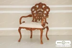 مبل نئوکلاسیک ۷ نفره کاجی کویین کینگ خرید مبل باروس ۴۹۴۹۳ (8)۵