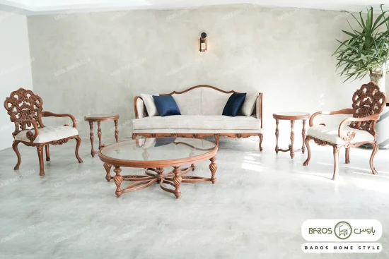 مبل کلاسیک کینگ کویین چستر نیکا خرید مبل باروس ۴۹۵۹۲ ۴۹۲ (12)