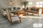 مبل ۸ نفره کلاسیک گندم چستر نیکا و روما خرید مبل باروس 4949 (2)