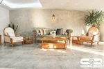 مبل ۸ نفره کلاسیک گندم چستر نیکا و روما خرید مبل باروس 4949 (3)