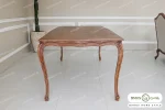 میز ناهار خوری چوبی ابزاری با صندلی راشل پایه سم آهویی کد ۴ (3)