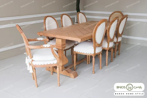 میز ناهارخوری دکورا با صندلی راشل کد ۹ خرید مبل باروس ۴۹۴۹۳ (6)