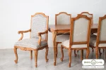 میز ناهارخوری رومینا مدل کلاسیک کد 2 خرید مبل باروس 494939 (2)
