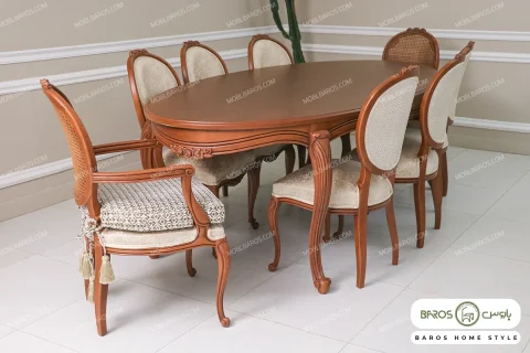 میز ناهارخوری ساده لورنزو کد ۷ خرید مبل باروس ۴۹۳۹۲ (1)