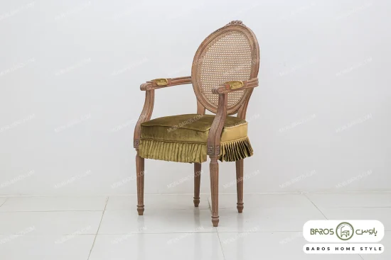 میز ناهارخوری و غذاخوری نئوکلاسیک چوبی جدید کاجی کد ۲ خرید مبل باورس 1018 (8)