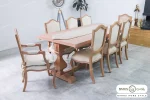 میز ناهارخوری چوبی و لاکچری دکورا با صندلی گندم خرید مبل باروس ۳۹۳۹۲ (3)
