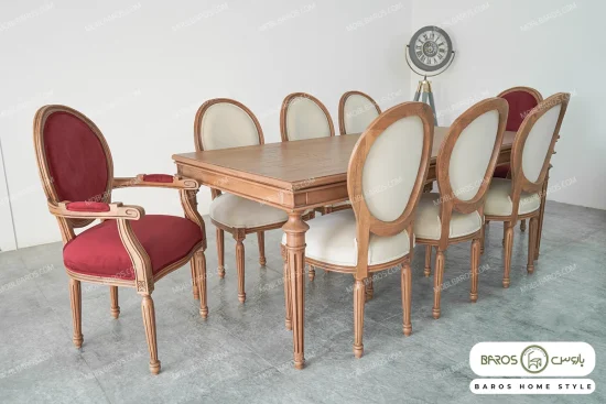 میز ناهارخوری چوبی کاجی کد ۸ خرید مبل باروس ۴۹۴۹۳ (3)