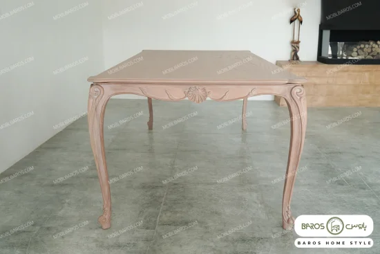 میز ناهارخوری کلاسیک منبتی رومینا با صندلی کینگ کد ۷ خرید مبل باروس ۴۹۳۸۲۷۳ (3)