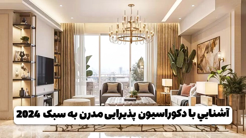 آشنایی با دکوراسیون پذیرایی مدرن به سبک 2024 آشنايي با دکوراسيون پذيرايی مدرن به سبک 2024