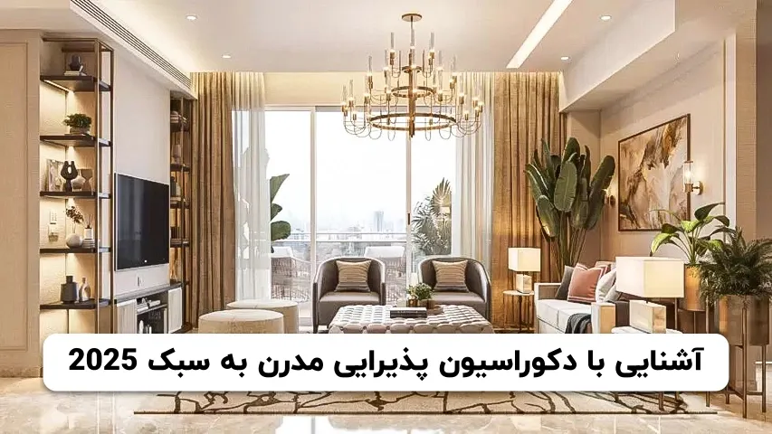 آشنایی با دکوراسیون پذیرایی مدرن به سبک 2025