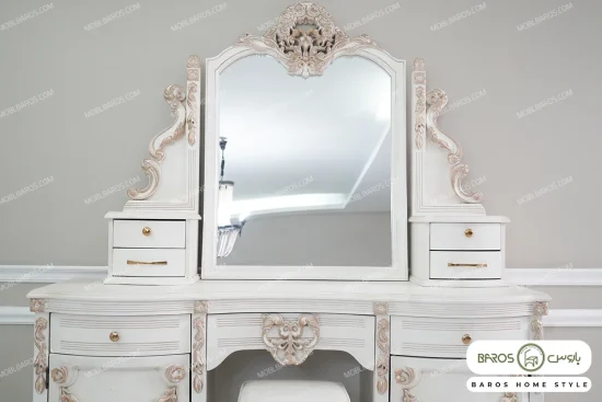 تخت خواب عروس و داماد جدید ژینوس کد ۳ خرید باروس (7)