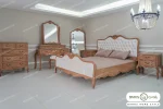 تخت خواب چوبی و سرویس خواب راشل کد ۲۰ خرید باروس (14)