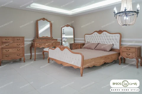 تخت خواب چوبی و سرویس خواب راشل کد ۲۰ خرید باروس (14)
