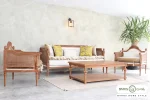 ست مبلمان جدید کاجی با کاناپه راحتی صبا خرید مبل باروس ۴۹۴۹۴ (5)