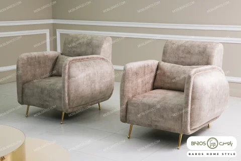 مبل راحتی ساده جدید باران خرید مبل باروس ۴۹۴۹۴ (2)
