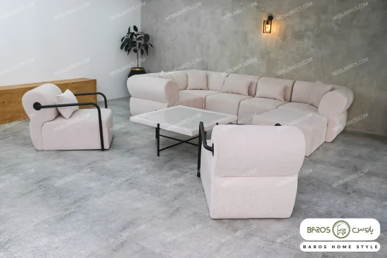 مبل راحتی شیک و لاکچری آیسو خرید مبل باروس 4949394 (5)