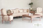 مبل نئوکلاسیک فرانسوی گندم کد ۵ خرید مبل باروس ۴۹۴۹ (1)