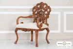 مبل نئوکلاسیک ۷ نفره کاجی کینگ کویین رومینا خرید مبل باروس ۴۹۴۹۳ (11)