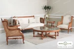 مبل نئوکلاسیک ۷ نفره کاجی کینگ کویین رومینا خرید مبل باروس ۴۹۴۹۳ (8)