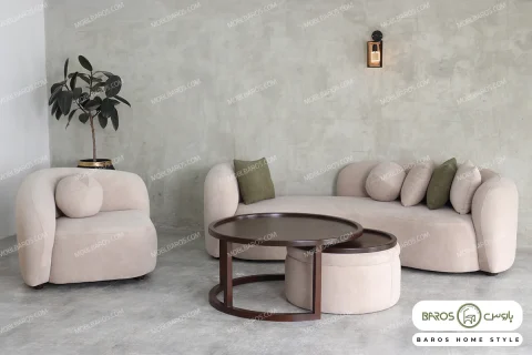 مبل ۴ نفره کاناپه راحتی جدید نیوپوکو خرید مبل باروس ۴۹۴۹۳ (2)