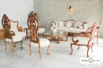 مبلمان سلنطنتی شیک جدید کینگ کویین کد ۹ خرید مبل باروس ۴۹۴۹ (1)