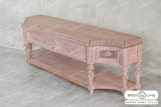 میز تلویزیون جدید سلطنتی کاجی خرید مبل باروس ۴۹۴۹ (2)