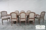 میز ناهار خوری دکورا با صندلی فرانسوی کد ۲ خرید مبل باروس (3)