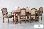 میز ناهار خوری راشل با صندلی فرانسوی خرید مبل باروس ۳۹۴۹۴ (2)
