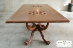 میز ناهار خوری سلطنتی چوبی مهرآنا خرید مبل باروس 49493 (2)