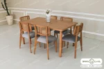 میز ناهار خوری چوبی کم جا سایان خرید مبل باروس 4949393 (1)