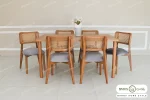 میز ناهار خوری چوبی کم جا سایان خرید مبل باروس 4949393 (6)