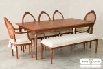 میز ناهار خوری کاجی کد ۱۰ خرید مبل باروس (1)
