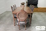 میز ناهارخوری چوبی کاجی کد ۱۲ خرید مبل باروس ۴۹۴۹۳ (2)