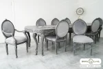 میز ناهارخوری کلاسیک و چوبی جدید الینا کد ۴ خرید مبل باروس ۴۹۴۹۳ (5)