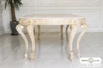 میز ناهارخوری کلاسیک و چوبی جدید الینا کد ۵ باروس 1 (1)