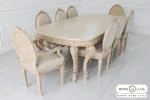 میز ناهارخوری کلاسیک و چوبی جدید الینا کد ۵ خرید مبل باروس ۴۹۴۹۴ (1)