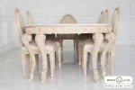 میز ناهارخوری کلاسیک و چوبی جدید الینا کد ۵ خرید مبل باروس ۴۹۴۹۴ (3)
