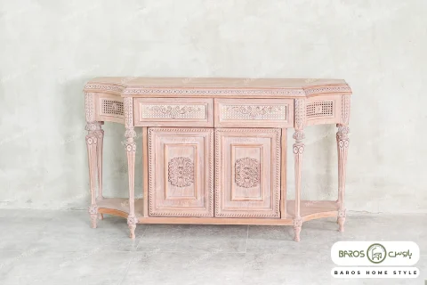 میز کنسول جذاب و جدید کاجی خرید مبل باروس ۴۹۴۹۴